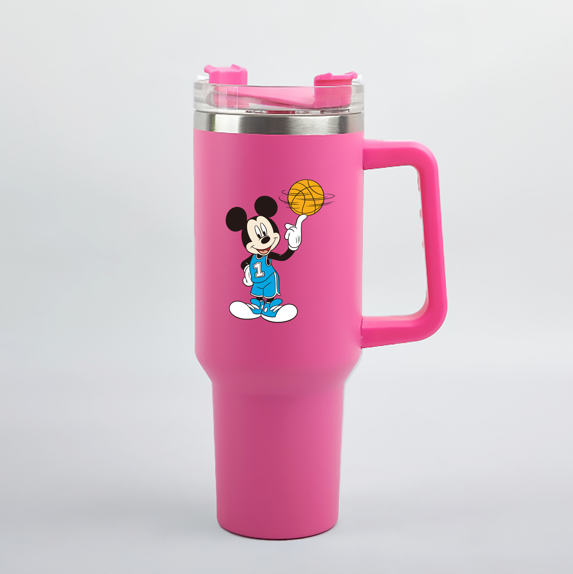 （画像用） ミッキーマウス Mickey Mouse 1200mL車用タンブラー（カラープリント）